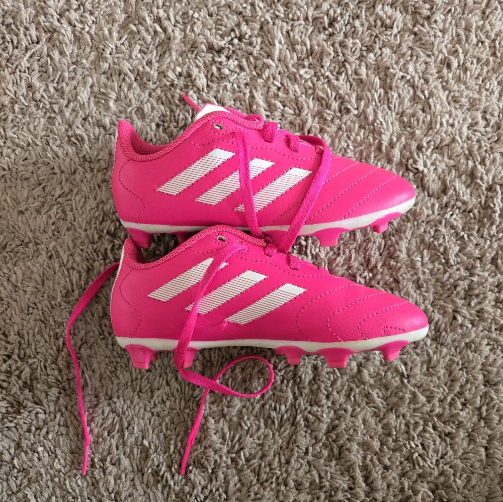 Adidas Kids Pink Soccer Cleats
